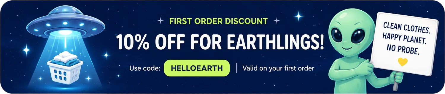 First order discount — 10% off for Earthlings, code HELLOEARTH